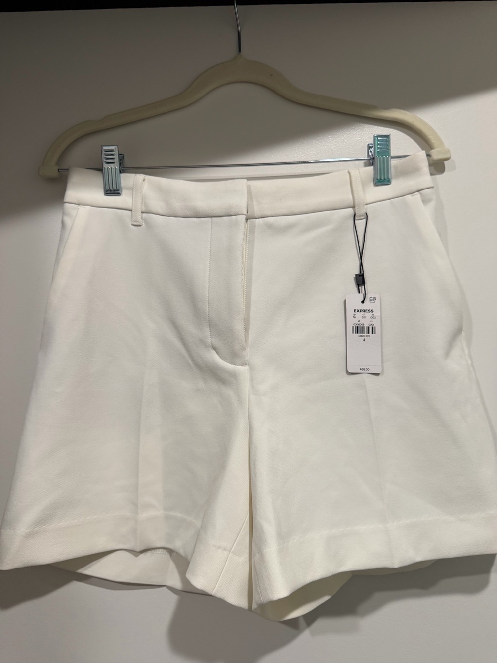 Express White Women's Tailored Shorts